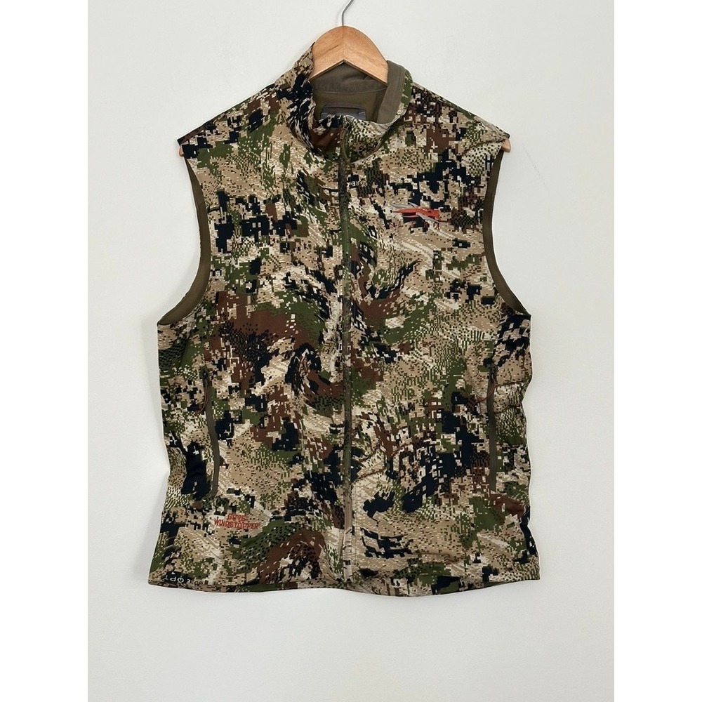Sitka Mountain Vest Mens Large Optifade Subalpine Camo GORE WINDSTOPPER 50122